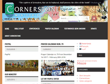 Tablet Screenshot of cornerstone-ministries.info